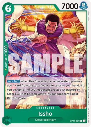 Issho - OP14-021 (OP14-021) [The Azure Sea's Seven] One Piece Single Bandai