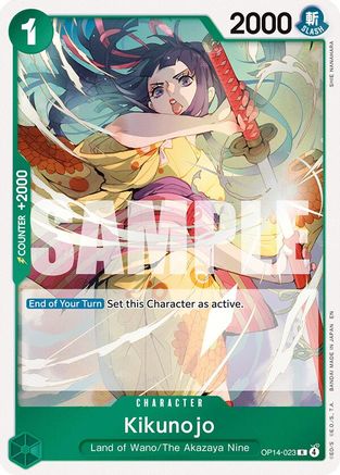 Kikunojo - OP14-023 (OP14-023) [The Azure Sea's Seven] Foil One Piece Single Bandai