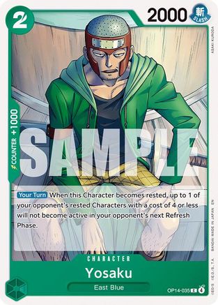 Yosaku (OP14-035) [The Azure Sea's Seven] One Piece Single Bandai