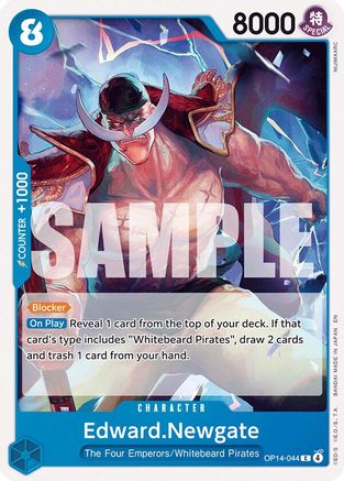 Edward.Newgate (OP14-044) [The Azure Sea's Seven] One Piece Single Bandai