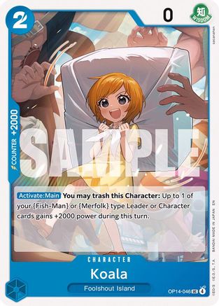 Koala (OP14-046) [The Azure Sea's Seven] One Piece Single Bandai