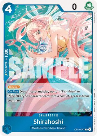 Shirahoshi (OP14-047) [The Azure Sea's Seven] Foil One Piece Single Bandai