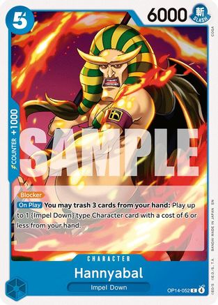 Hannyabal (OP14-052) [The Azure Sea's Seven] One Piece Single Bandai
