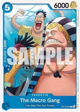 The Macro Gang (OP14-055) [The Azure Sea's Seven] One Piece Single Bandai