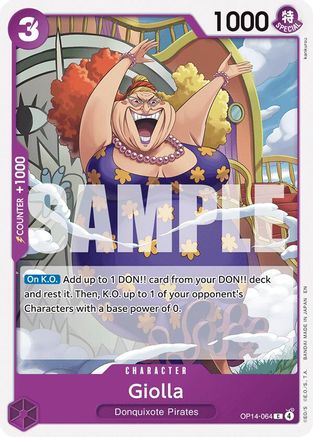 Giolla (OP14-064) [The Azure Sea's Seven] One Piece Single Bandai