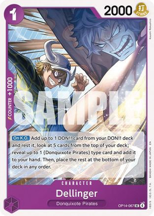 Dellinger (OP14-067) [The Azure Sea's Seven] One Piece Single Bandai