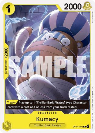 Kumacy (OP14-102) [The Azure Sea's Seven] One Piece Single Bandai