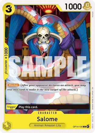 Salome (OP14-106) [The Azure Sea's Seven] One Piece Single Bandai