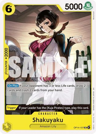 Shakuyaku (OP14-107) [The Azure Sea's Seven] One Piece Single Bandai