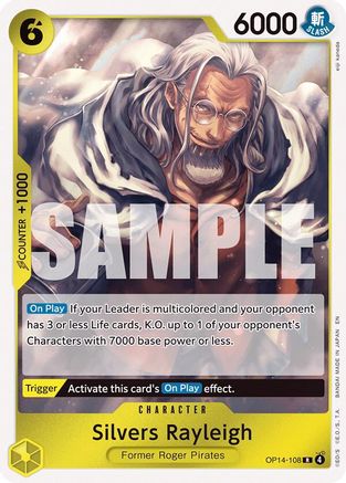 Silvers Rayleigh (OP14-108) [The Azure Sea's Seven] Foil One Piece Single Bandai
