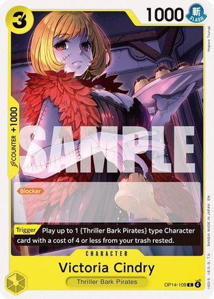 Victoria Cindry (OP14-109) [The Azure Sea's Seven] One Piece Single Bandai