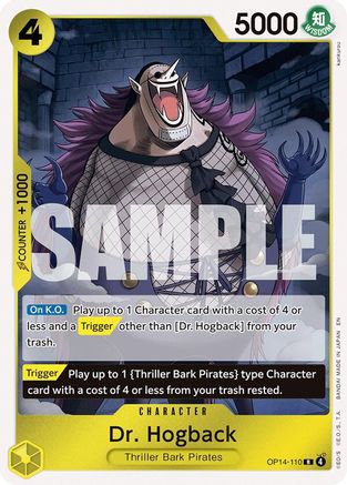 Dr. Hogback (OP14-110) [The Azure Sea's Seven] Foil One Piece Single Bandai