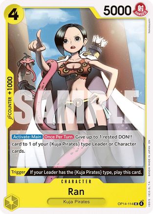 Ran (OP14-114) [The Azure Sea's Seven] One Piece Single Bandai