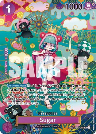 Sugar - OP10-065 (SP) (OP10-065) [The Azure Sea's Seven] Foil One Piece Single Bandai