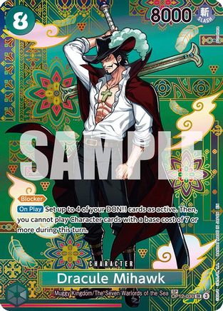 Dracule Mihawk - OP12-030 (SP) (OP12-030) [The Azure Sea's Seven] Foil One Piece Single Bandai