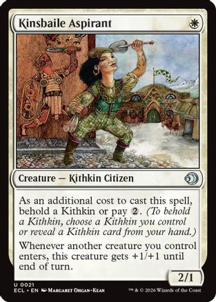 Kinsbaile Aspirant (ECL-021) [Lorwyn Eclipsed] MTG Single Lorwyn Eclipsed