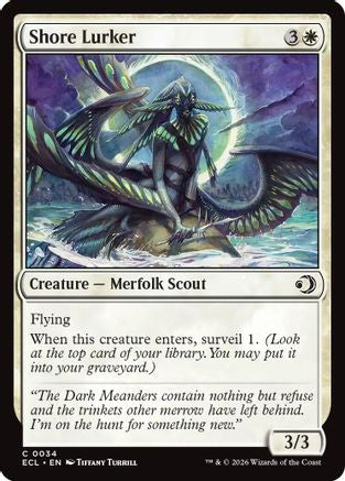 Shore Lurker (ECL-034) [Lorwyn Eclipsed] MTG Single Lorwyn Eclipsed