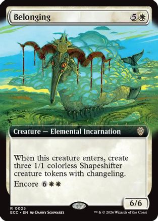 Belonging (ECC-025) [Commander: Lorwyn Eclipsed] MTG Single Wizards of the Coast