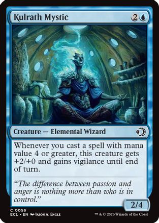 Kulrath Mystic (ECL-056) [Lorwyn Eclipsed] Foil MTG Single Lorwyn Eclipsed