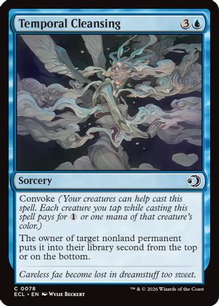 Temporal Cleansing (ECL-078) [Lorwyn Eclipsed] MTG Single Lorwyn Eclipsed