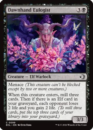 Dawnhand Eulogist (ECL-099) [Lorwyn Eclipsed] MTG Single Wizards of the Coast