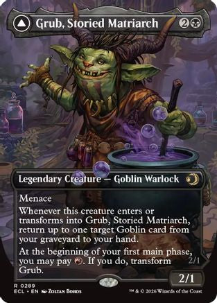 Grub, Storied Matriarch (Borderless) (ECL-289) [Lorwyn Eclipsed] MTG Single Lorwyn Eclipsed
