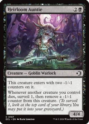 Heirloom Auntie (ECL-107) [Lorwyn Eclipsed] Foil MTG Single Lorwyn Eclipsed