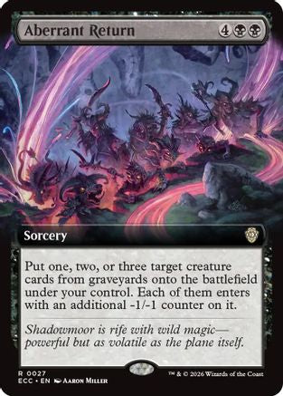 Aberrant Return (ECC-027) [Commander: Lorwyn Eclipsed] MTG Single Wizards of the Coast