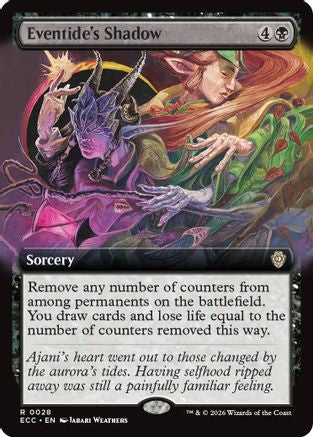 Eventide's Shadow (ECC-028) [Commander: Lorwyn Eclipsed] MTG Single Wizards of the Coast
