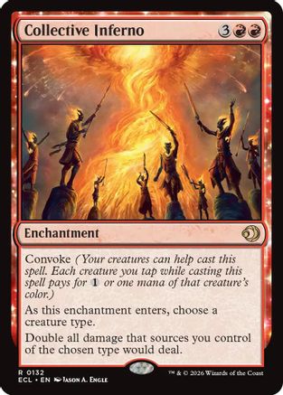 Collective Inferno (ECL-132) [Lorwyn Eclipsed] Foil MTG Single Wizards of the Coast