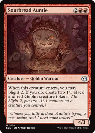 Sourbread Auntie (ECL-158) [Lorwyn Eclipsed] Foil MTG Single Lorwyn Eclipsed