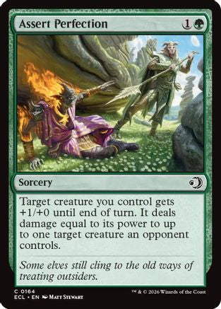 Assert Perfection (ECL-164) [Lorwyn Eclipsed] Foil MTG Single Wizards of the Coast