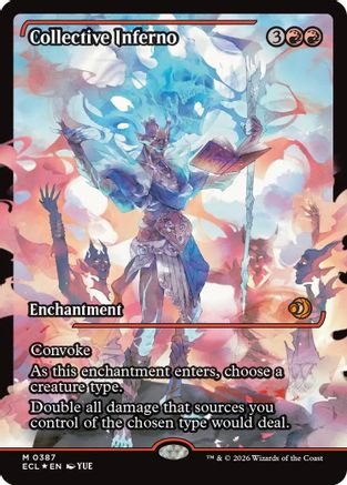 Collective Inferno (ECL-387) [Lorwyn Eclipsed] Foil MTG Single Wizards of the Coast