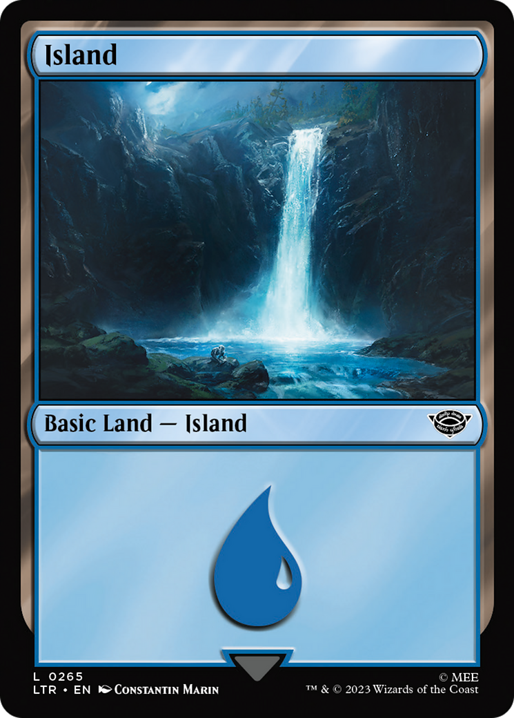 Island (0265) (LTR-265) [The Lord of the Rings: Tales of Middle-earth] MTG Single Wizards of the Coast