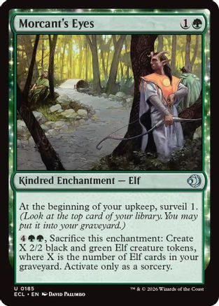 Morcant's Eyes (ECL-185) [Lorwyn Eclipsed] Foil MTG Single Lorwyn Eclipsed