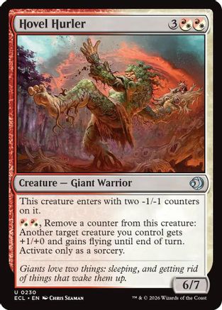 Hovel Hurler (ECL-230) [Lorwyn Eclipsed] Foil MTG Single Lorwyn Eclipsed