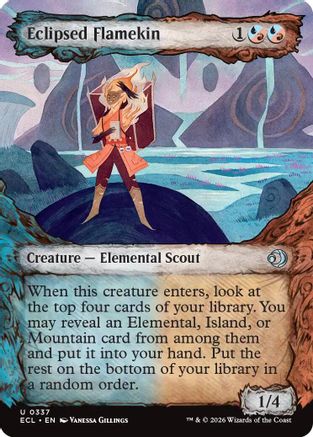 Eclipsed Flamekin (ECL-337) [Lorwyn Eclipsed] Foil MTG Single Wizards of the Coast