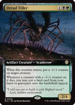 Dread Tiller (ECC-040) [Commander: Lorwyn Eclipsed] MTG Single Wizards of the Coast