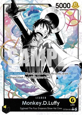 Monkey.D.Luffy (001) (Parallel) (ST29-001) [Starter Deck 29: Egghead] Foil One Piece Single Bandai