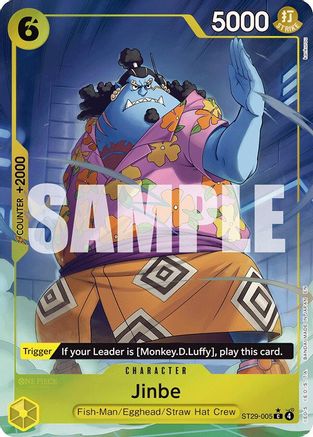 Jinbe (Full Art) (ST29-005) [Starter Deck 29: Egghead] Foil One Piece Single Bandai