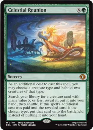 Celestial Reunion (ECL-170) [Lorwyn Eclipsed] MTG Single Wizards of the Coast