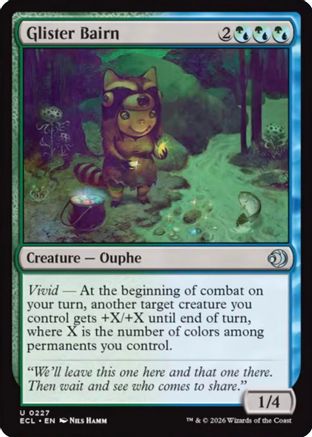 Glister Bairn (ECL-227) [Lorwyn Eclipsed] MTG Single Lorwyn Eclipsed