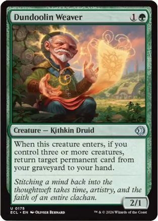 Dundoolin Weaver (ECL-175) [Lorwyn Eclipsed] MTG Single Wizards of the Coast