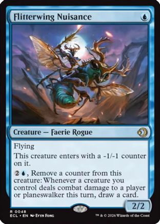 Flitterwing Nuisance (ECL-048) [Lorwyn Eclipsed] Foil MTG Single Wizards of the Coast