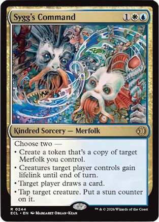 Sygg's Command (ECL-244) [Lorwyn Eclipsed] MTG Single Lorwyn Eclipsed