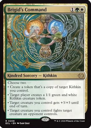 Brigid's Command (ECL-208) [Lorwyn Eclipsed] MTG Single Wizards of the Coast