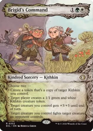 Brigid's Command (ECL-332) [Lorwyn Eclipsed] MTG Single Wizards of the Coast