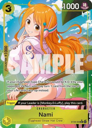 Nami (Full Art) (ST29-008) [Starter Deck 29: Egghead] Foil One Piece Single Bandai