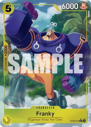 Franky (Full Art) (ST29-010) [Starter Deck 29: Egghead] Foil One Piece Single Bandai