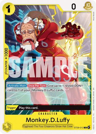 Monkey.D.Luffy (012) (ST29-012) [Starter Deck 29: Egghead] One Piece Single Bandai